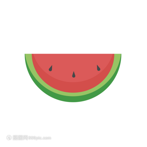 AI矢量圖卡通水果西瓜元素與果樹的創意融合